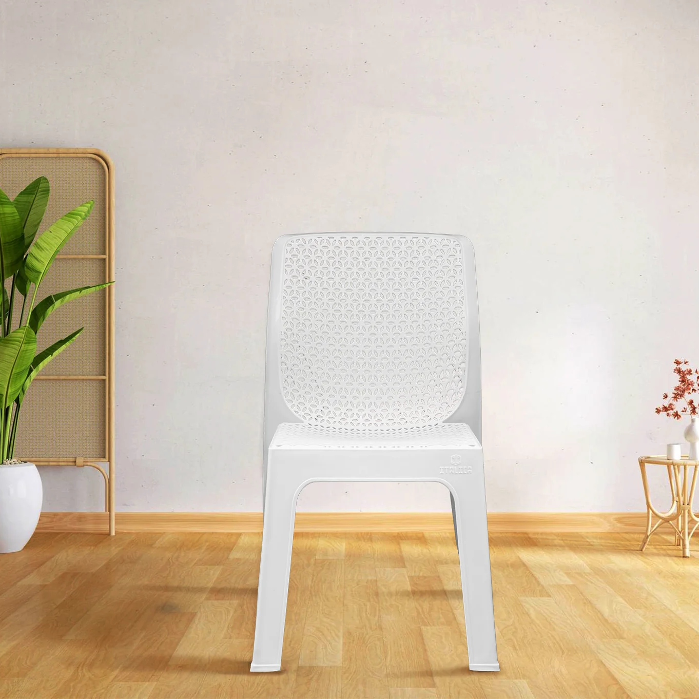 CHR-0229 Durable Plastic Chair in a home setting in Hodal - Image 1