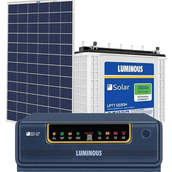 ISHA BATTERY AND SOLAR POWER SYSTEM - Luminous Solar Inverter Battery Long Backup Power Solution in Agra