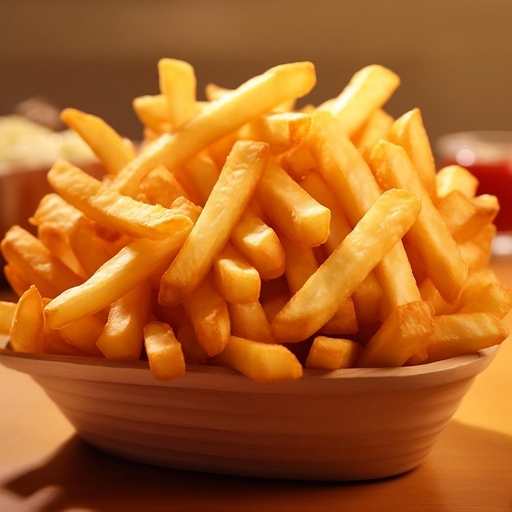  Crispy Golden Fries - Perfect Snack & Side KIDS PIZZA CAFE AND FAMILY RESTAURANT Near Overbridge Ramchaura Alina Bad, Sonauli Road,