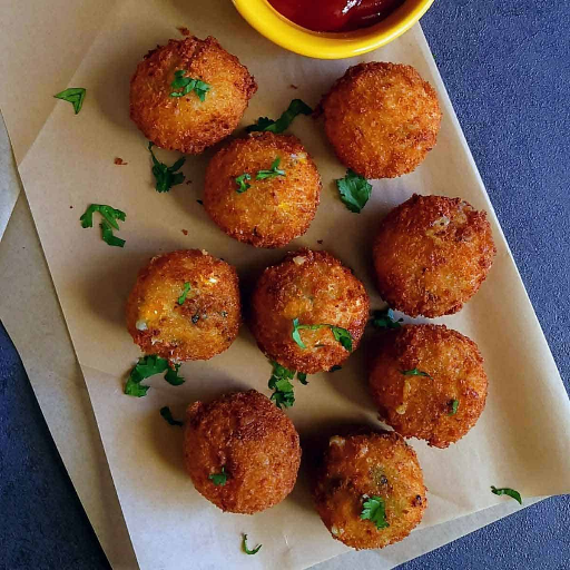  Chilli Potato Balls Spicy Crunchy Snack Bites URBAN EATERY Shop No G-1 Maa Randal Plaza Jakatnaka Valsad Road, Dharampur Gujrat