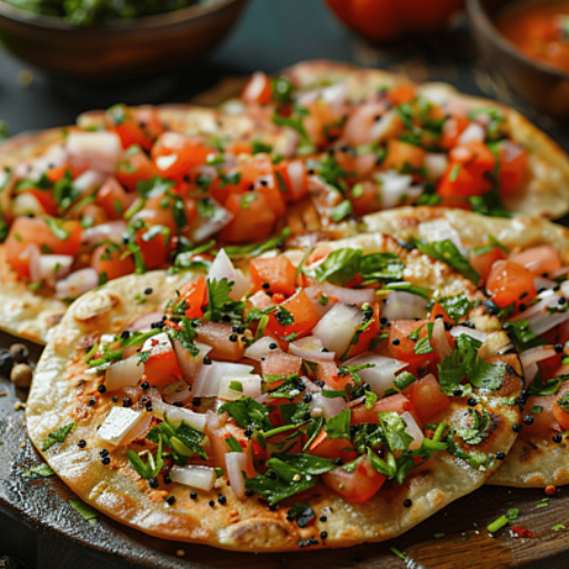 Fresh green salad and masala papad from KIDS PIZZA CAFE in Gorakhpur - Image 1
