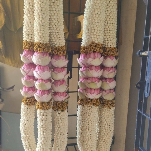 AKSHATA - Lotus Garland Premium Wedding Mala Decoration in YADGIR