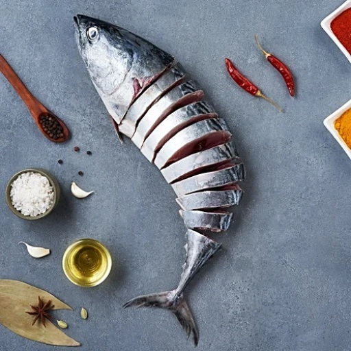 Fresh Tuna Normal Fish Protein-Rich Seafood Cut