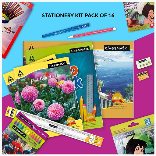Classmate Notebook & Pen Smooth Writing Set - Image 1