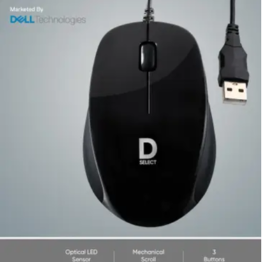 Dell D Select DS111 1200DPI Optical USB Mouse - Image 1
