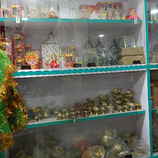 Cotton product display featuring दियाकॉटन, कॉपर अँड ब्रास भगवान मूर्ती फोटो फ्रेमस at SHREE SAIRAJ SUGANDHALAYA in Pune - Image 4