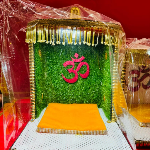 A variety of पूजा अँड डेकोरेशन items including kalash, diya, agarbatti, and more displayed neatly in Pune for spiritual ritua - Image 3