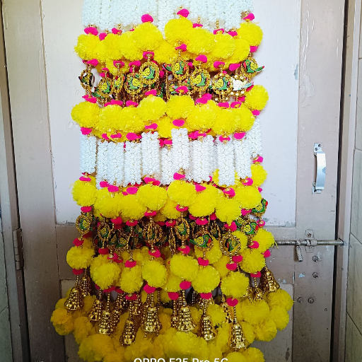 Traditional गणपती बाप्पा morya टोपी designed for festive celebrations, showcasing vibrant colors and intricate patterns, avai - Image 4