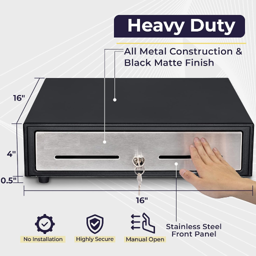 Electronic Cash Drawer Tray-450A Secure POS Drawer - Image 1