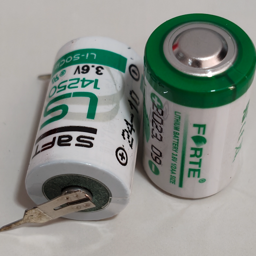 OHM ELECTRONIX - ER14250 1/2 AA 3.6V Lithium Battery Plain & Tag in Coimbatore