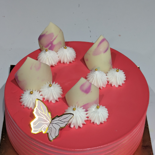 LOVE BITES CAKES N CAFE - Honey Rose Gulkand Cake 500gm in Pune