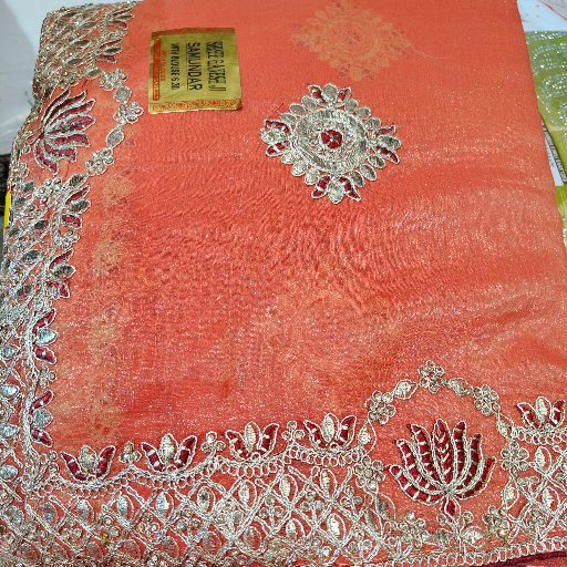 SATISH CHAND - Gota Patti Simar Saree at Mahakal Sadi, Nadbai in Bharatpur