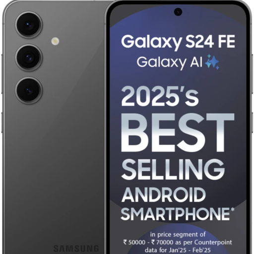 CHARLIE MOBILES SHOP - Samsung S24FE 8/256 Graphite 5G Smartphone in Kirandul