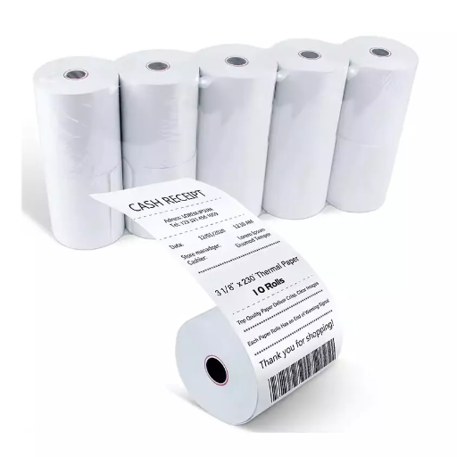 POS SOLUTION - 3" Thermal Paper Roll Clear Smudge-Free Printing in Bhubaneswar