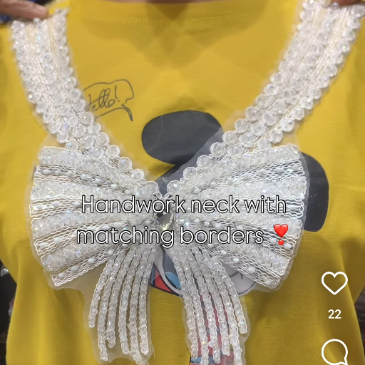 Premium Stone Work Party Neck Design Blouse from SUGRA BANOO in Bhilwara, showcasing intricate stone details - Image 1