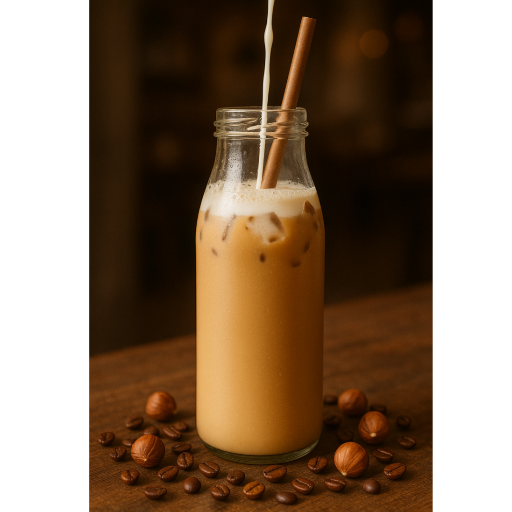 Café Hazelnut Smooth Nutty Chilled Coffee Drink
