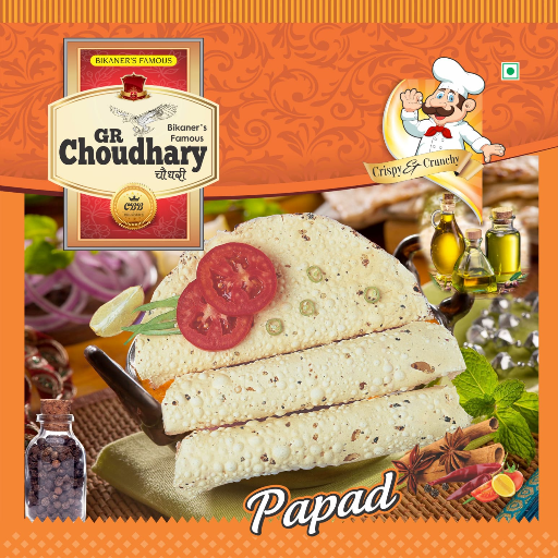 G R FOODS - G.R. Choudhary Javitri Papad 1kg Bikaner in Bikaner