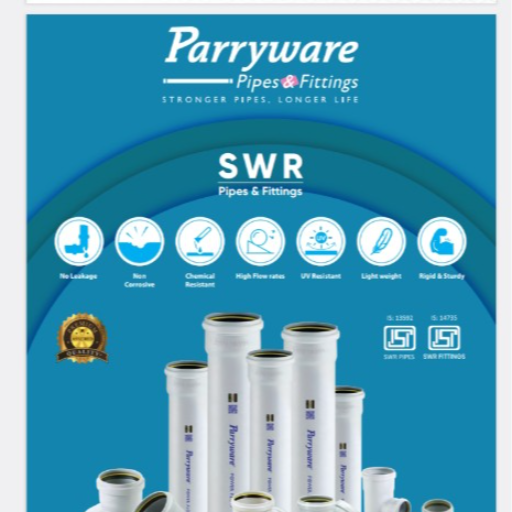 AYESHA SHAKIL GODAD - Parryware Pipes in Miraj - Strong and Durable in Miraj