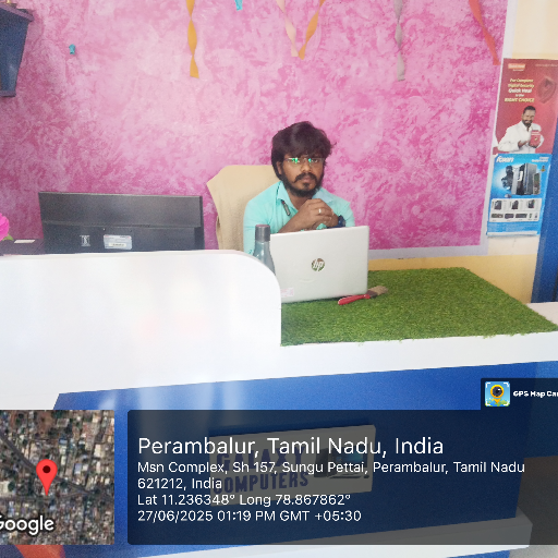 High-performance Camputar computer available at GALAXY COMPUTERS in PERAMBALUR, showcasing its sleek design and advanced feat