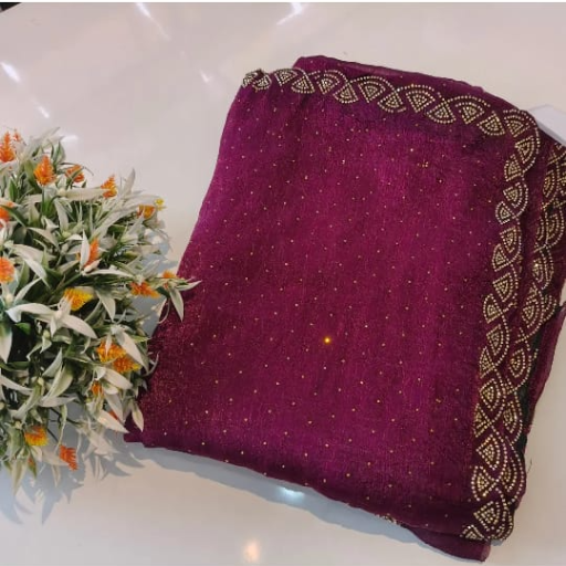J M ENTERPRISES - Crushed Fancy Saree - Mathilil Elegance in KOLLAM