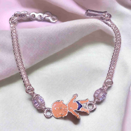 Jauhari Silver Rakhi Elegant Real Silver Thread - JAUHARI JEWELLERS