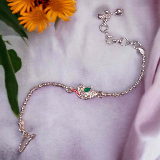 Silver Rakhi for Raksha Bandhan in Mau - JAUHARI JEWELLERS