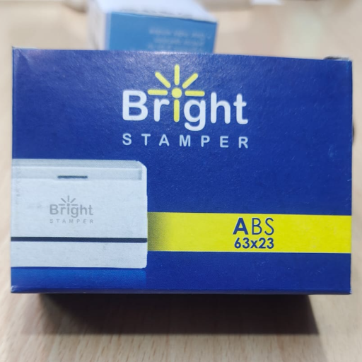 Bright Pre Ink Stamp Seal Custom Office Stamp displayed in MP - Image 1