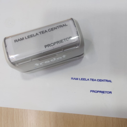 Trodat Pre Ink Stamp Seal displayed on a desk in MP - Image 4