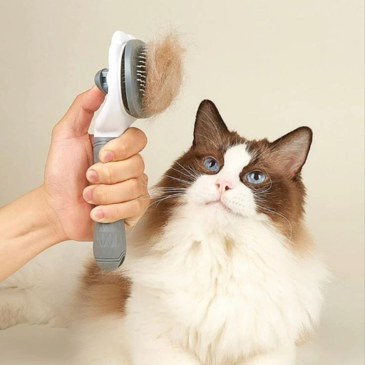 Self-Cleaning Pet Comb for Dogs & Cats