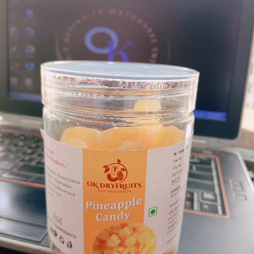 Ok dryfruits - Pineapple Candy in Uralikanchan in URALIKANCHAN