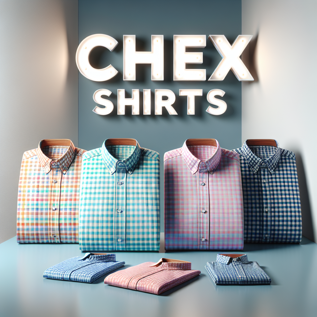 Stylish Chex shirt in vibrant colors displayed in CHOTILA, showcasing its trendy design and comfortable fabric.