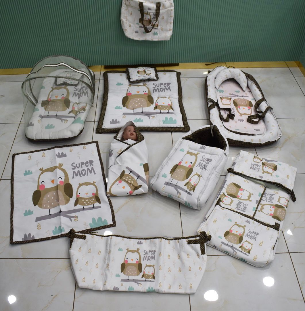 BF MALL - Super Mom 9-Piece Newborn Combo Set in GJ