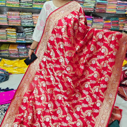 M D SAREES - Banarasi Katan Handloom Saree in Varanasi in Varanasi