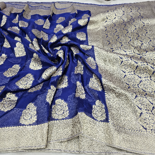 M D SAREES - Banarasi Jorget Saree in Varanasi in Varanasi
