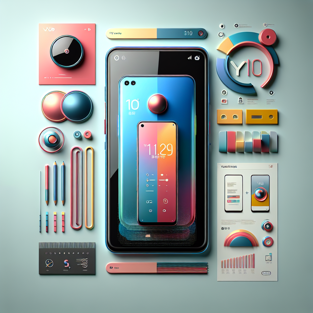 Vivo y100 smartphone featuring a sleek design and vibrant display, available at UMESH KUMAR PATEL in Sidhi. - Image 1
