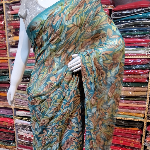 Shivshakti enterprises - Elegant Sky Blue Saree for Women in Gorakhpur