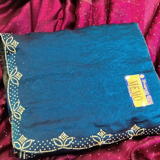 Shivshakti enterprises - Luxurious Blue Silk Saree for Women in Gorakhpur