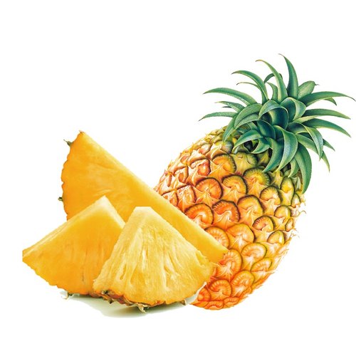 Fresh pineapples for sale at Bagwan Fruits & Juice Centre in , MH