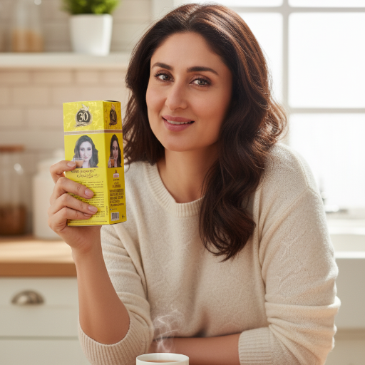 Premium organic Marvel tea blend from Jay Mahakal Traders in Semariya, showcasing its rich color and unique packaging. - Image 4