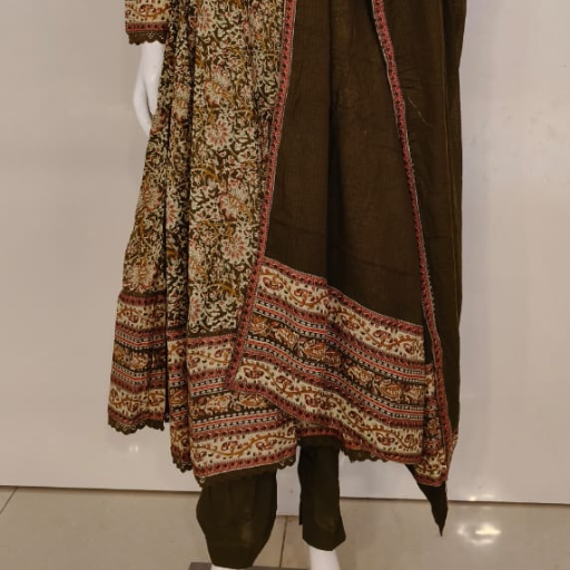 Beautiful anarkali long suit from GOPIKAS FASHION STUDIO in Hyderabad, showcasing intricate design and high-quality fabric. - Image 1
