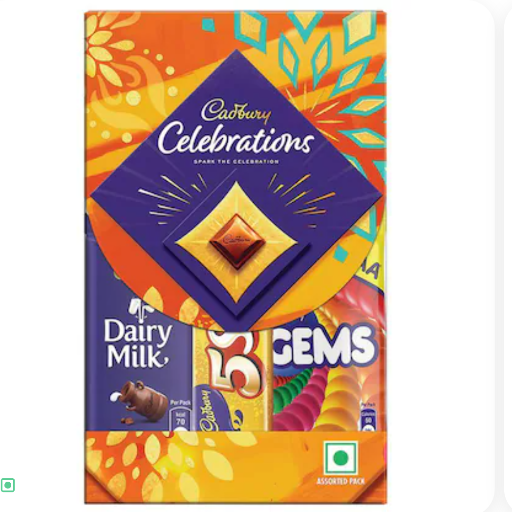 TANNU STORE - Cadbury Celebrations Assorted Chocolate Gift Pack 49.2 g in BHAGALPUR
