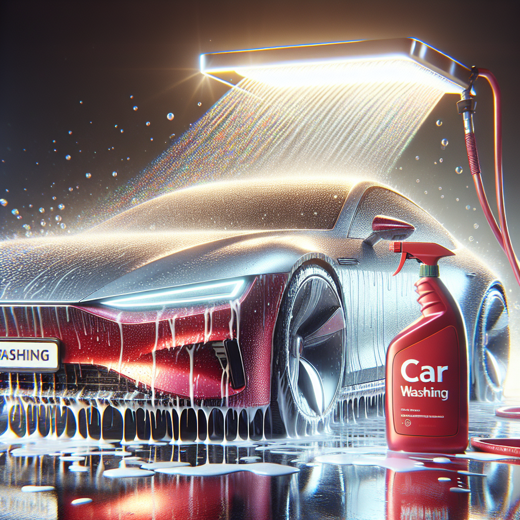 Advanced car washing service at EMPIRE AUTOMOBILES in QAZIGUND, showcasing clean vehicles and professional equipment. - Image 1