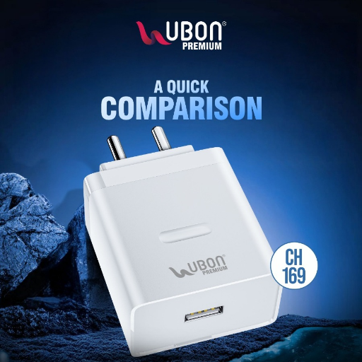 UBON CH 169 Fast Charger in Varanasi — compact design with fast charging capability and multiple device compatibility