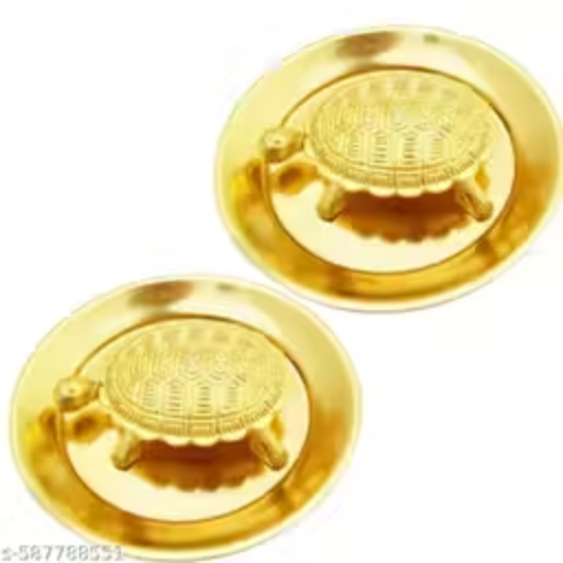 Gold Kachua Plate Set in Nagina Bijnor