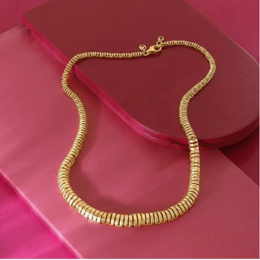 Bold Radiance Gold Necklace in NAGINA BIJNOR