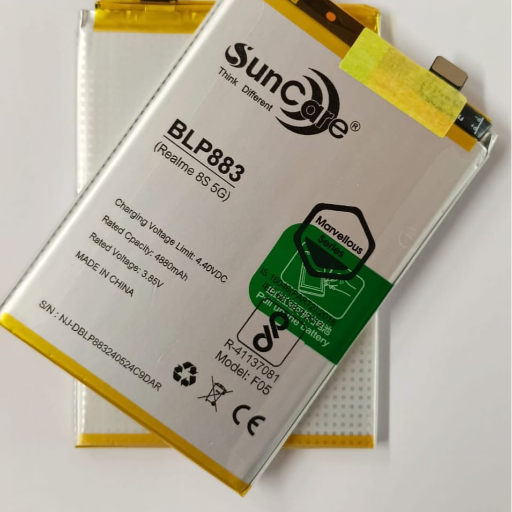 VINAYAK MARKETING - SUNCARE MOBILE BATTERY REALME 8s 5G Surat in SURAT