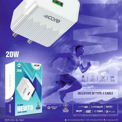 VINAYAK MARKETING - CORE CH70 20W CHARGER in Surat in SURAT