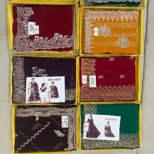 Gurunanak textiles - Elegant Work Saree for Modern Women in BODWAD