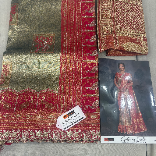 Gurunanak textiles - Kanchipuram Saree Ready Made Blouse Stitch in BODWAD