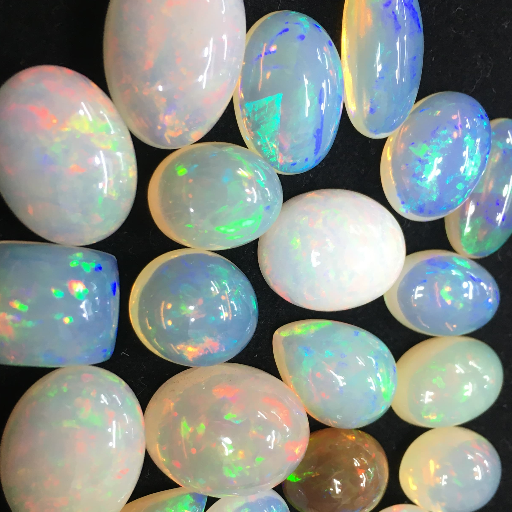Natural Fire Opal Loose Stone in Jaipur